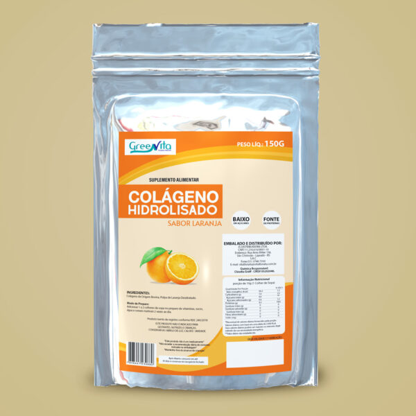 Sache Colágeno Hidrolisado Sabor Laranja